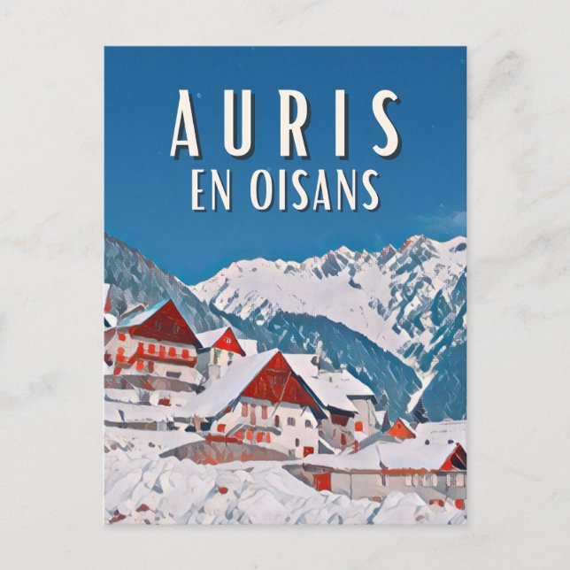 Auris en oisans Station de ski Vykort (Framsida)