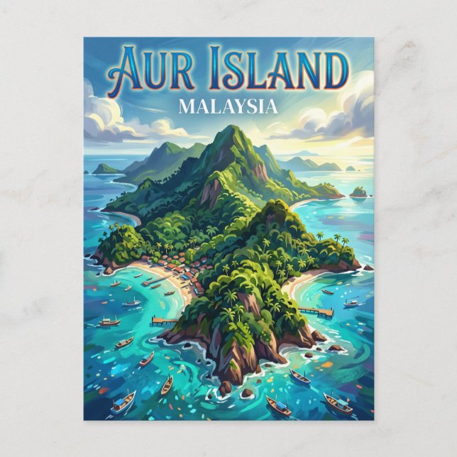 Aurön Malaysia Vykort (Framsida)