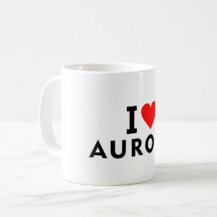 Aurora Amerikas förenta stater Amerika USA kärlek Kaffemugg