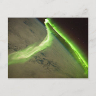 Aurora Australien från Internationell Space Statio Vykort