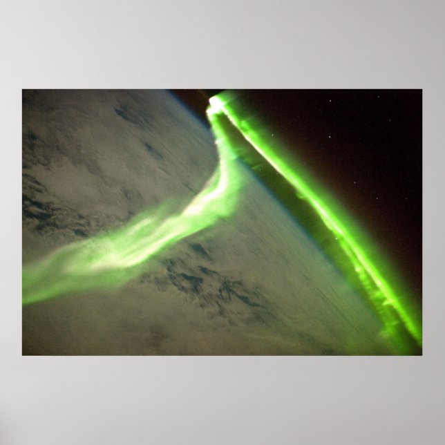 Aurora Australien från rymden Poster (Framsidan)
