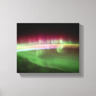 Aurora Australien - Internationell Space Station Canvastryck