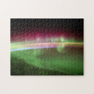 Aurora Australien - Internationell Space Station Pussel