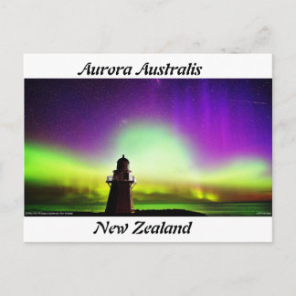 Aurora Australien Nya Zeeland Vykort
