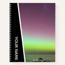 Aurora Australien Södra Ljus Australien Black