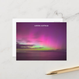 Aurora Australien - södra Ljus Australien Vykort