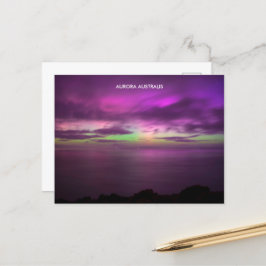 Aurora Australien - södra Ljus Australien Vykort