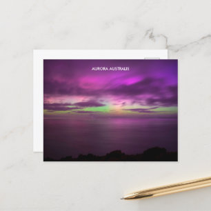 Aurora Australien - södra Ljus Australien Vykort