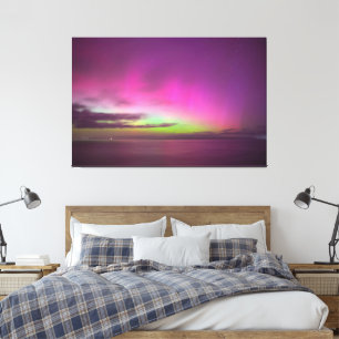Aurora Australis Södra ljuset Australien Canvastryck