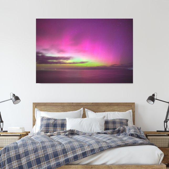 Aurora Australis Södra ljuset Australien Canvastryck (Insitu (sovrum))
