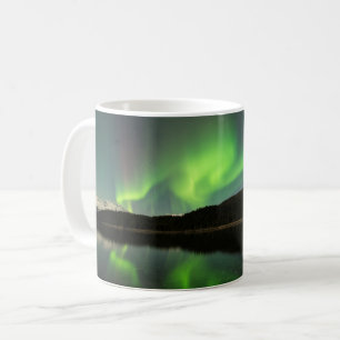 Aurora av kurvor kaffemugg