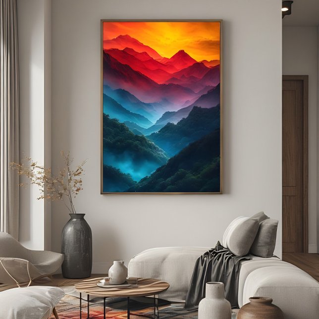 Aurora Bergssymfoni Poster (Skapare uppladdad)