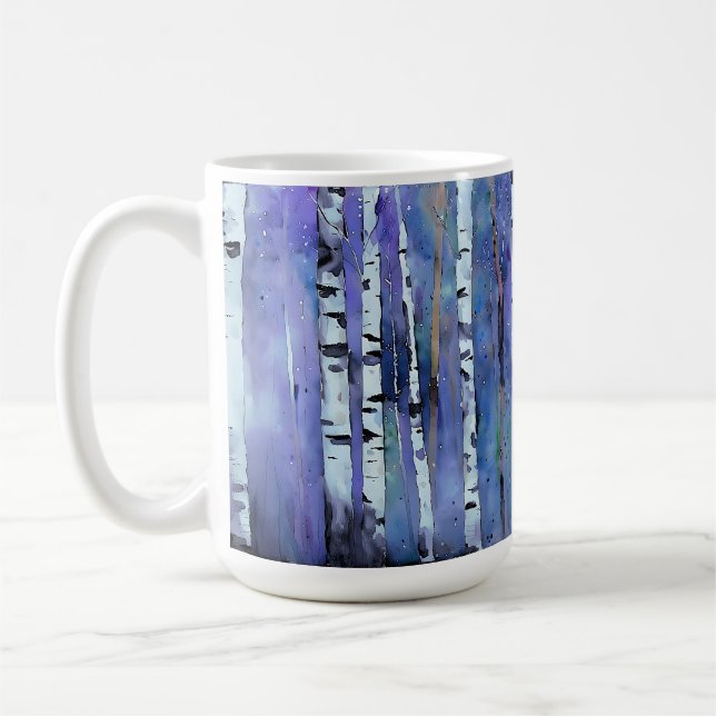 Aurora bland fåglar kaffemugg (Vänster)