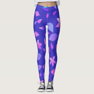 Aurora Bloom: Mjuka övertoningar med blomblad Leggings