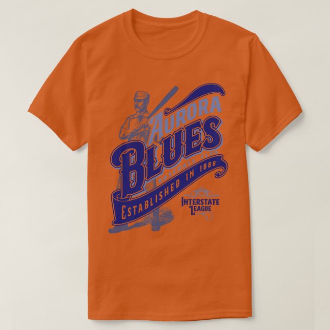 Aurora Blues T Shirt (Design framsida)