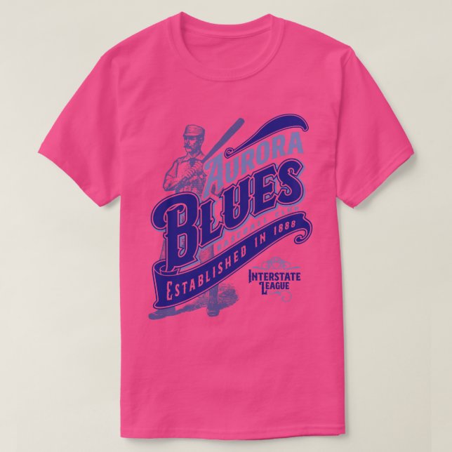 Aurora Blues T Shirt (Design framsida)