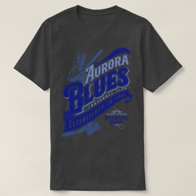 Aurora Blues T Shirt (Design framsida)