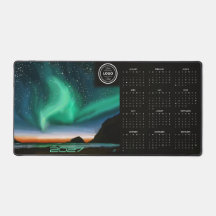 Aurora Borealis - 2027 Arbetskalender skrivbordsma