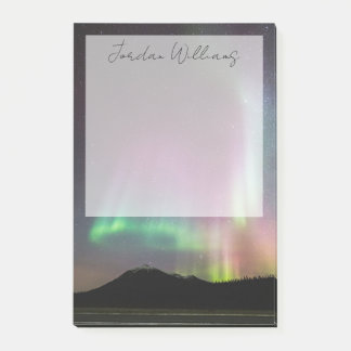 Aurora Borealis | Alaska Brooks Range, Alaska Post-it Block