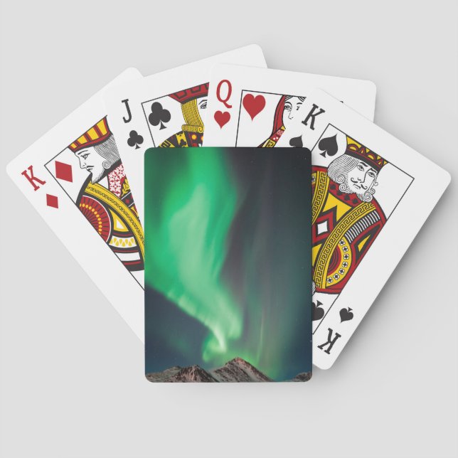 Aurora Borealis | Anchorage, Alaska Casinokort (Baksidan)