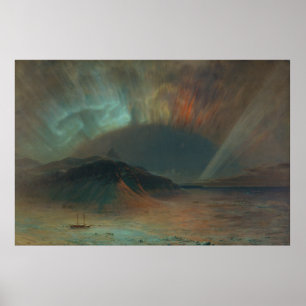 Aurora Borealis av Frederic Edwin Church 1865 Poster