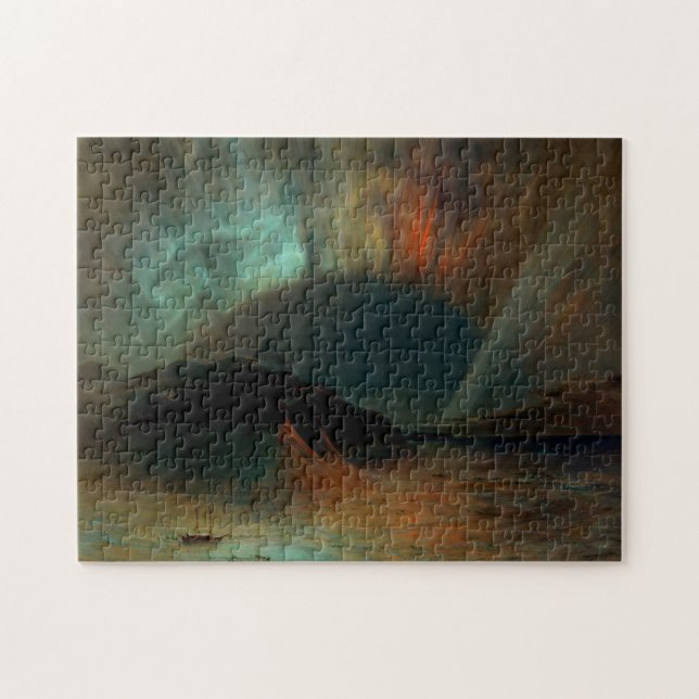 Aurora Borealis av Frederic Edwin Church Pussel (Horisontell)