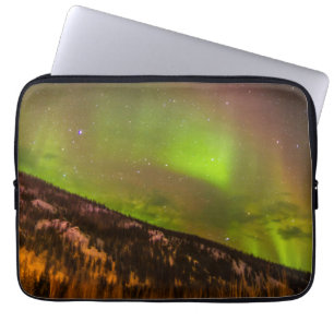 Aurora Borealis Berg Fairbanks Alaska Laptop Fodral