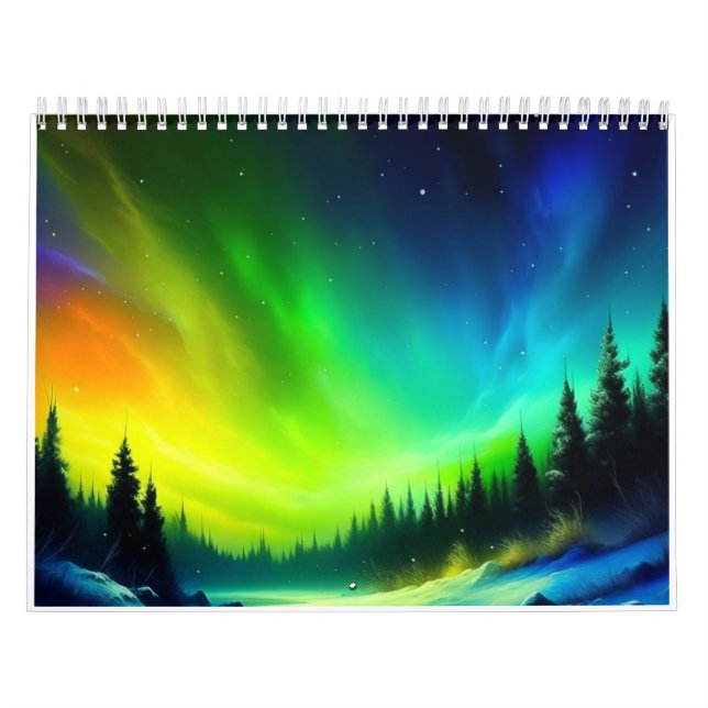 Aurora Borealis Calendar Kalender (Omslag)