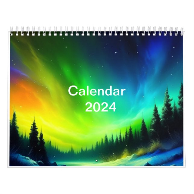 Aurora Borealis Calendar Kalender (Omslag)