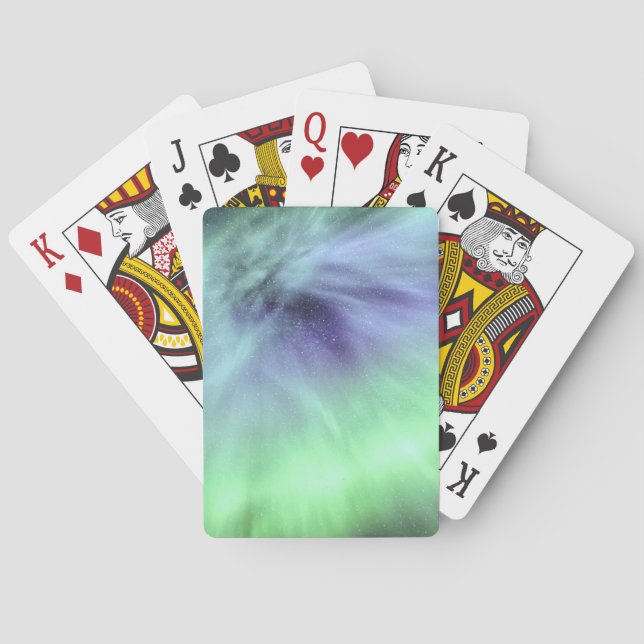 Aurora Borealis Casinokort (Baksidan)