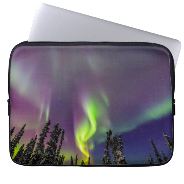 Aurora Borealis | Fairbanks, Alaska Laptop Fodral (Framsidan)