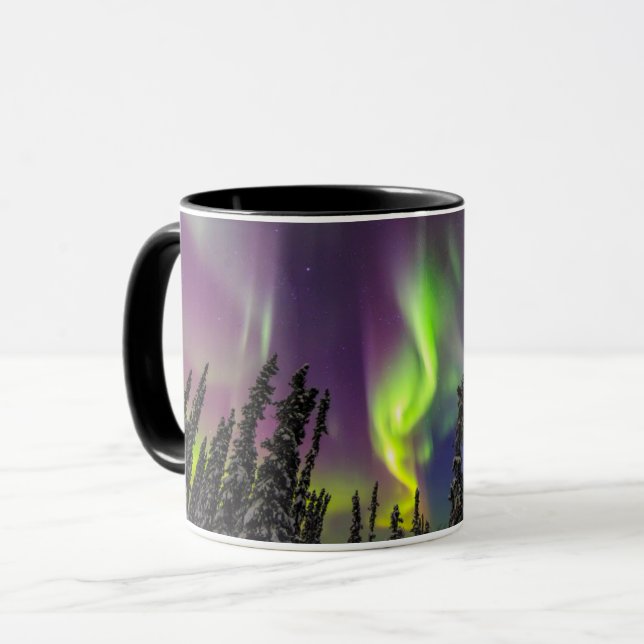 Aurora Borealis | Fairbanks, Alaska Mugg (Framsida vänster)