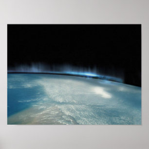 Aurora Borealis från rymden Poster