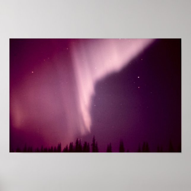 Aurora Borealis i Alaska Poster (Framsidan)