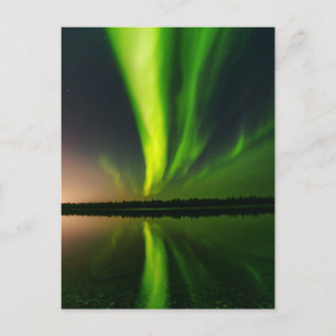 Aurora Borealis Islandet norra ljus Vykort