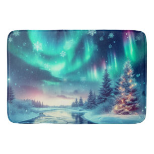 aurora borealis/jul/vinter badrumsmatta