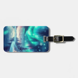 aurora borealis/jul/vinter bagagebricka