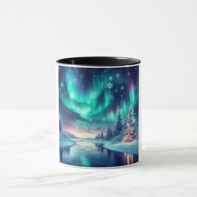 aurora borealis/jul/vinter mugg (Center)