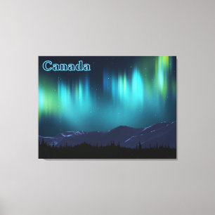 Aurora Borealis - Kanada Canvastryck