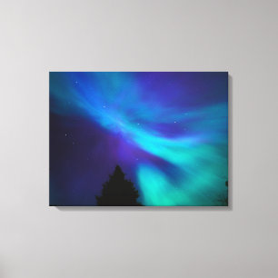 Aurora Borealis Kanada Ontario Sudbury Canvastryck