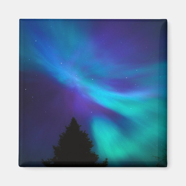 Aurora Borealis | Kanada Ontario Sudbury Magnet (Framsidan)