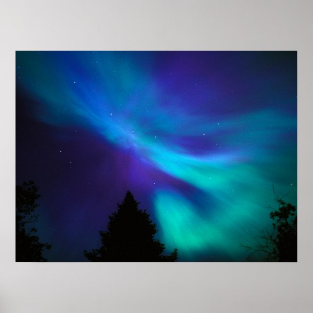 Aurora Borealis | Kanada Ontario Sudbury Poster (Framsidan)