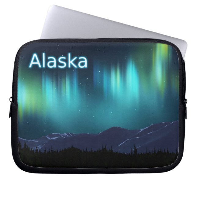 Aurora Borealis Laptop Sleeve (Framsidan)