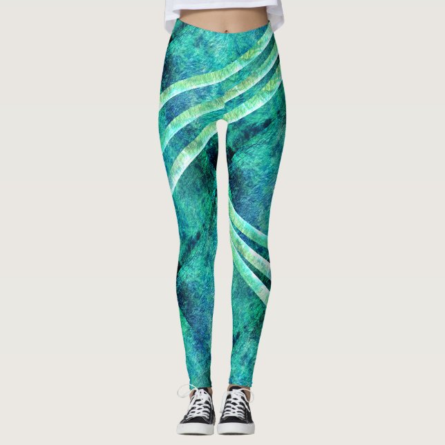 Aurora Borealis - Leggings (Framsida)
