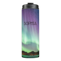Aurora borealis ljus personlig med ditt namn