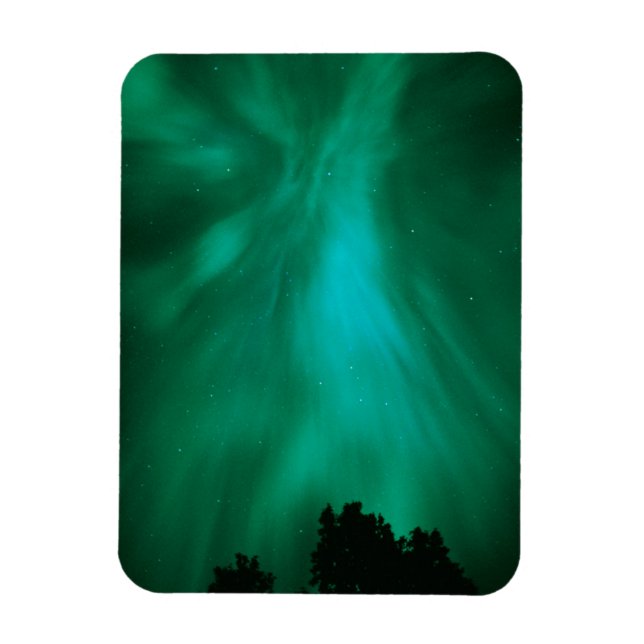 Aurora Borealis Natt | Ontario, Kanada Magnet (Vertikal)