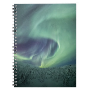 Aurora Borealis Norge Anteckningsbok