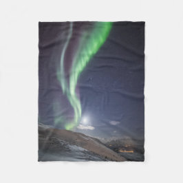 Aurora Borealis Norge Fleecefilt