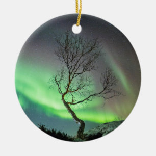 Aurora Borealis Norge Julgransprydnad Keramik