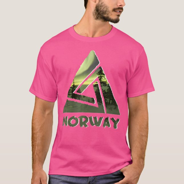 Aurora Borealis Norge Natature Himmel Ice Camping  T Shirt (Framsida)